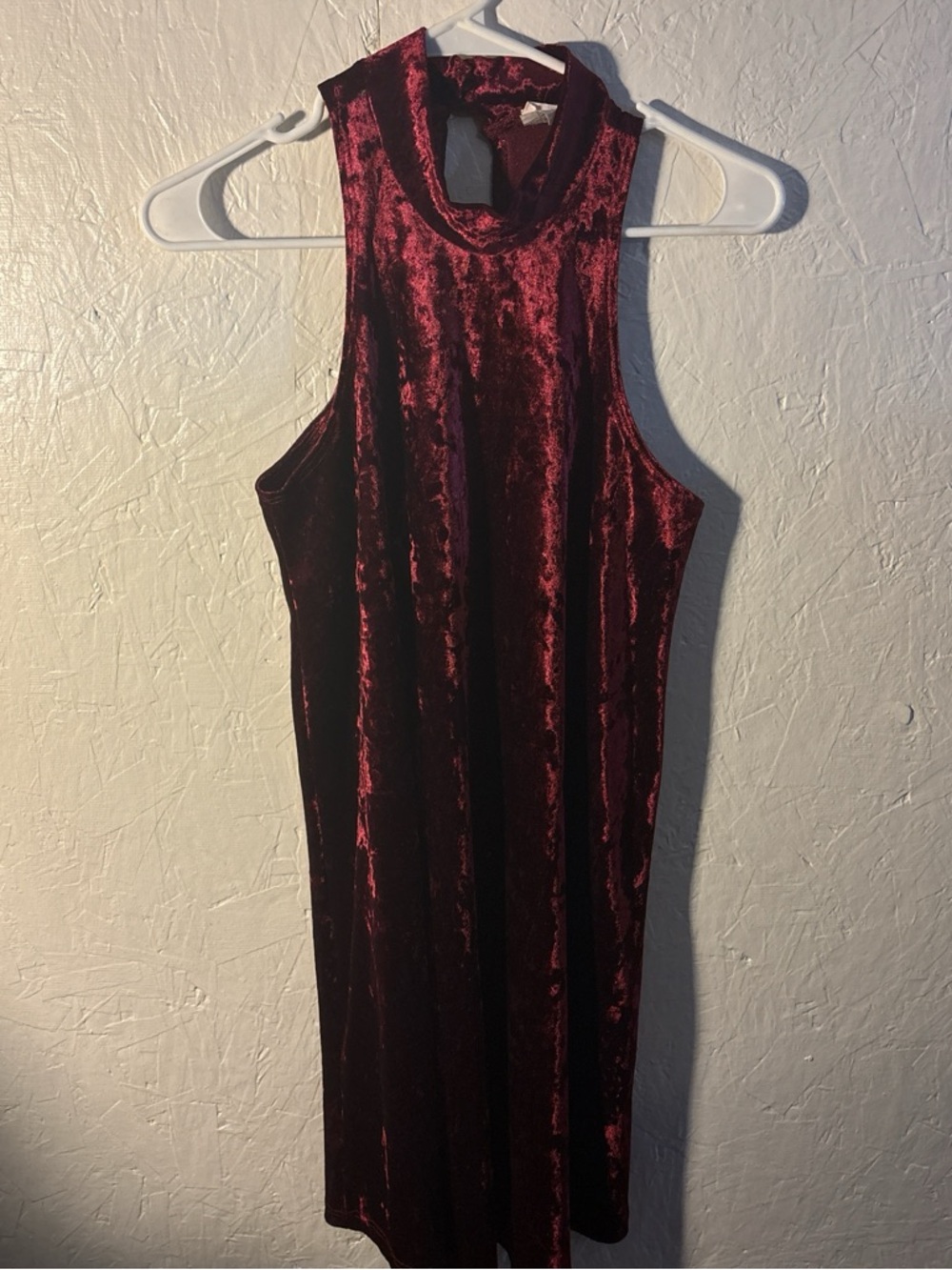 Classic 90s Y2K Vintage Velvet Mini Dress in wine red sexy mid90s goth aesthetic